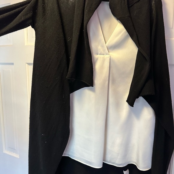 Shawl neck open cardigan duster - Picture 2 of 8